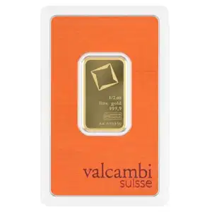 1/2 oz Gold Bar Valcambi