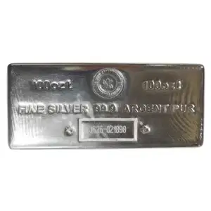 2026 100 oz Silver Bar Royal Canadian Mint