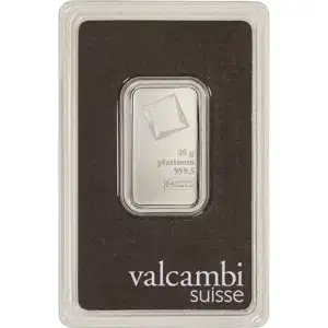 20 Gram Platinum Bar Valcambi