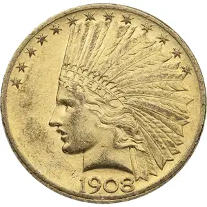 $10 U.S. Gold Indian AU