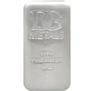 10 oz Silver Bar Dillon Gage