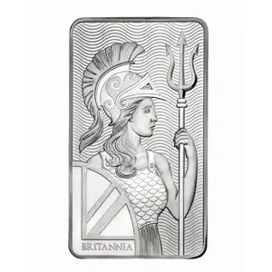 10 oz Silver Bar Royal Mint Britannia