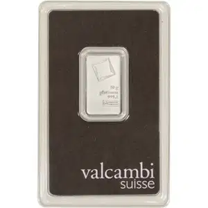 10 Gram Platinum Bar Valcambi