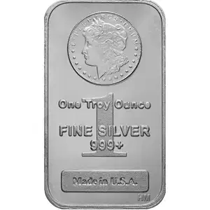 1 oz Silver Bar Morgan Highland Mint