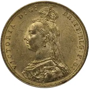 English Gold Sovereign Queen Jubilee Head