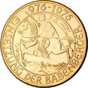 1000 Schilling Austrian Gold Coin .3906 Agw