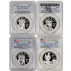 1/10 oz Platinum American Eagle PCGS MS70