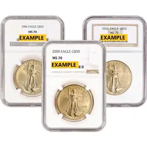 1 oz American Gold Eagle NGC70