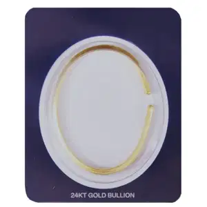 1 oz Gold Bracelet Hammered with Dg Packaging