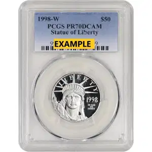 1/2 oz American Platinum Proof Eagle PCGS PF70
