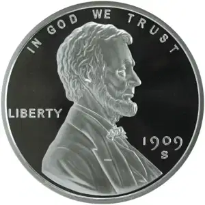 5 oz Silver Round Lincoln Wheat Cent Design Golden State Mint
