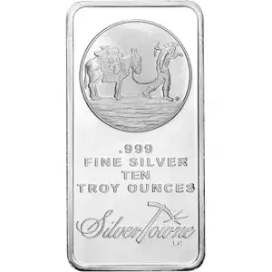 10 oz Silver Bar Prospector Silvertowne