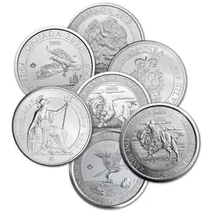 1.25 oz Silver Sovereign Mint Coins Misc Type