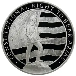 1 oz Silver Round Second Amendment Golden State Mint