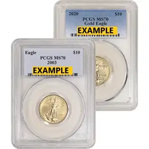 1/4 oz American Gold Eagle PCGS70