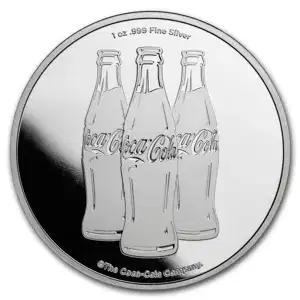 1 oz Silver Round Coca Cola