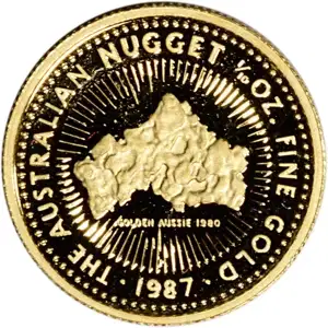 1/10 oz Gold Australian Nugget