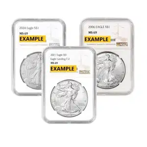 2018 1 oz American Silver Eagle NGC MS69