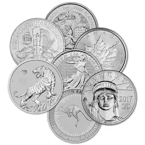 1/3 oz .9995 Platinum Coin Random Type
