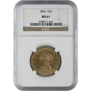 $10 U.S. Gold Liberty NGC61