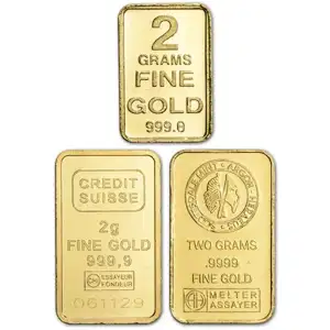 2 Gram Gold Bar Random Brand